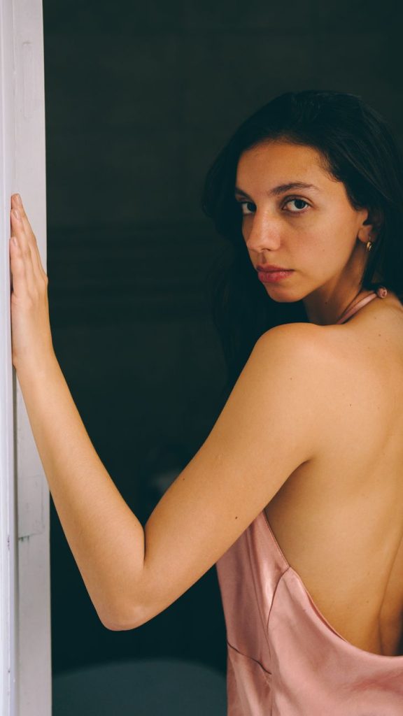 Intimate boudoir setting
