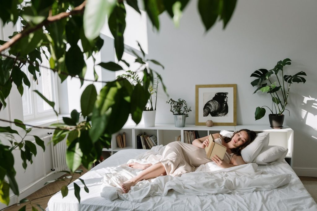 Intimate boudoir setting